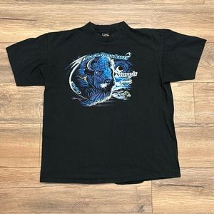 Vintage 2000 Harley Davidson Sturgis Buffalo Black Hills Rally Size XXL